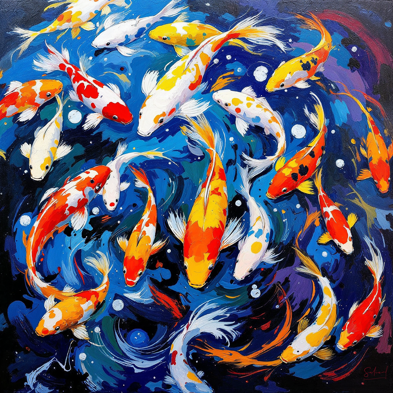 Koi Dalgaları - Hayatın Akışı